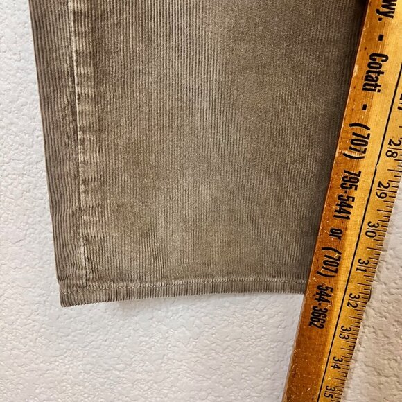 J. Crew Size 34x32 Men Tan Corduroy Slim Straight Preppy Office Work Chino Pants - Picture 6 of 8